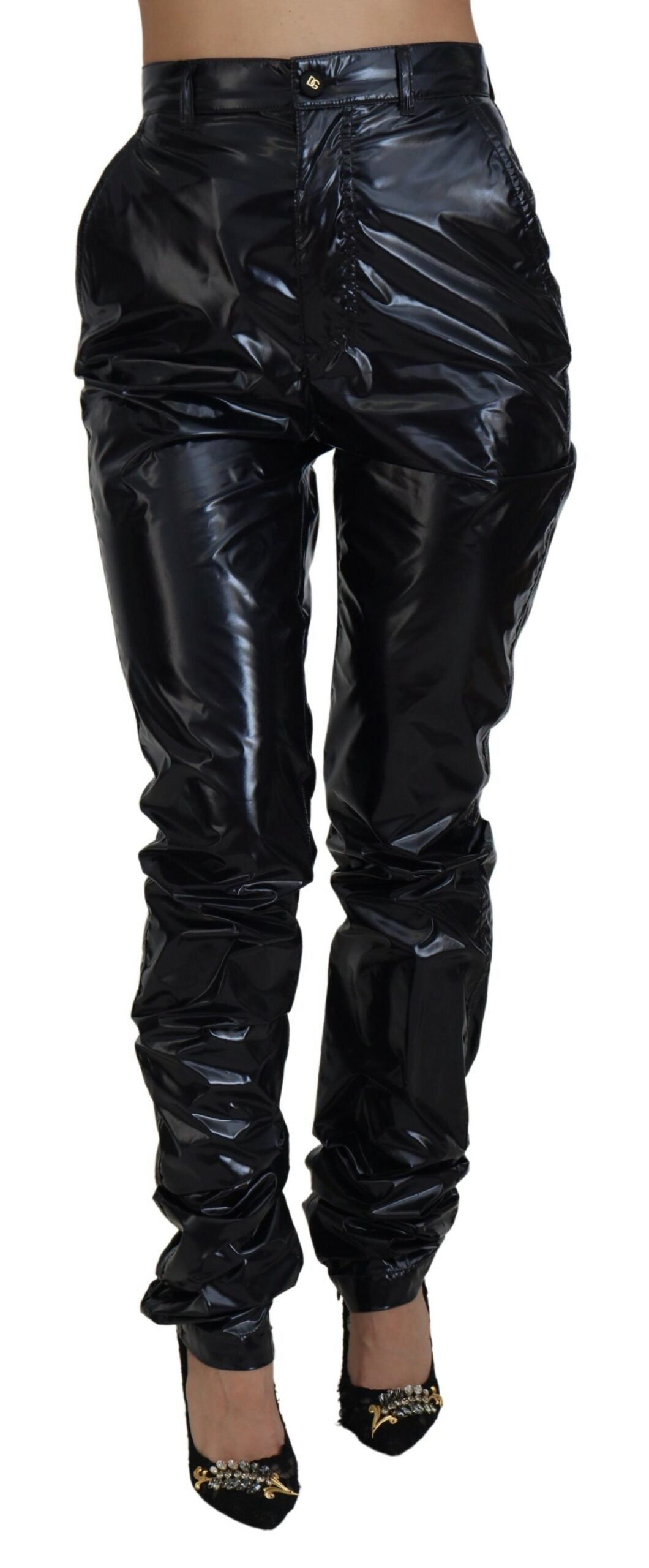 - Chic High Waist Skinny Pants - Elegance Reimagined