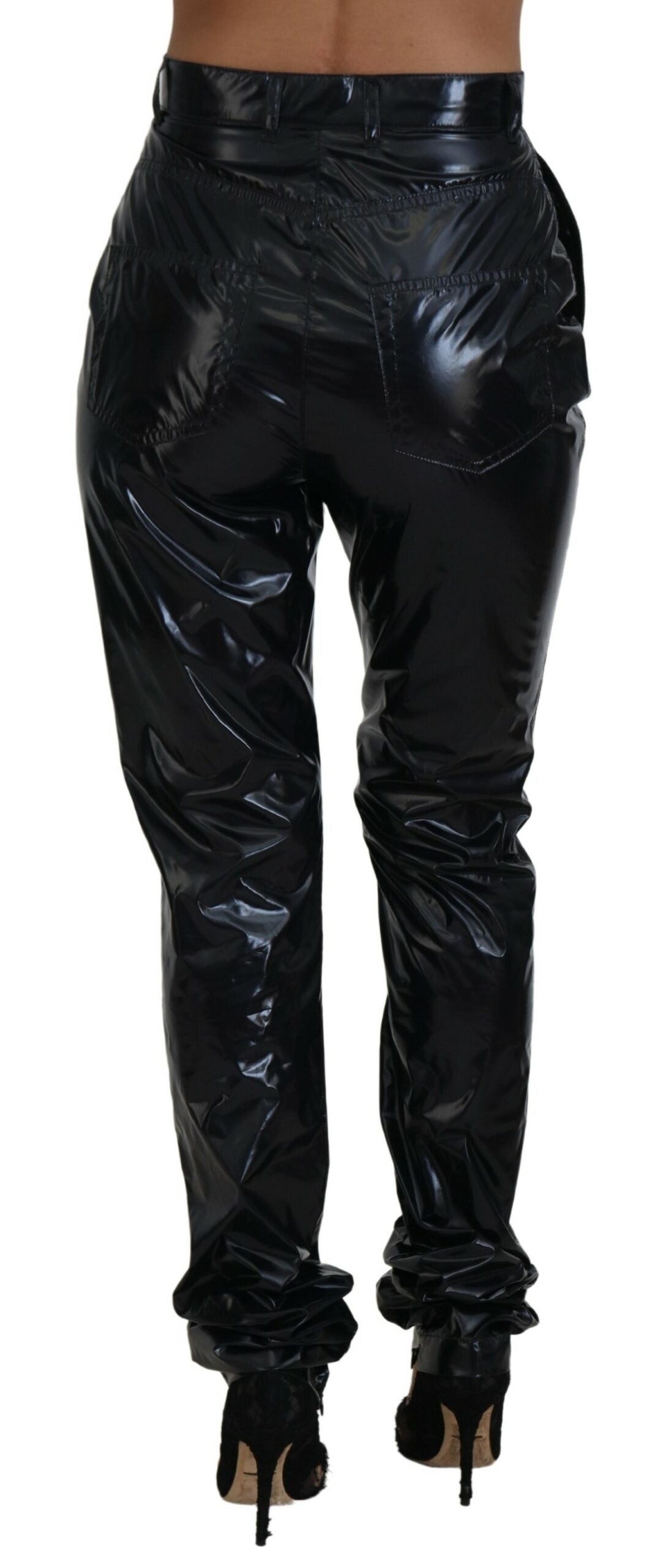 - Chic High Waist Skinny Pants - Elegance Reimagined