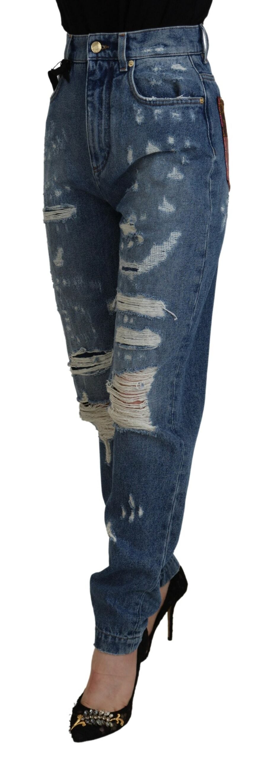 - Elegant High Waist Skinny Jeans