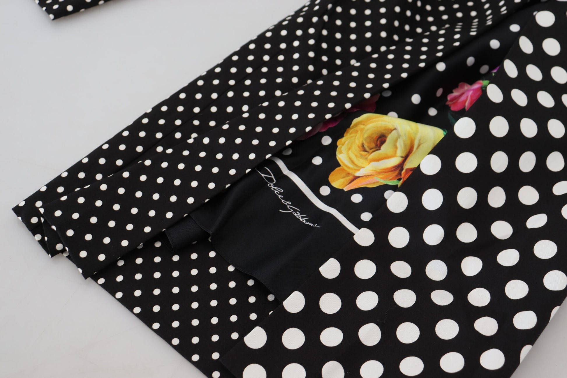 Elegant High-Waist Polka Dot Pants by Dolce & Gabbana