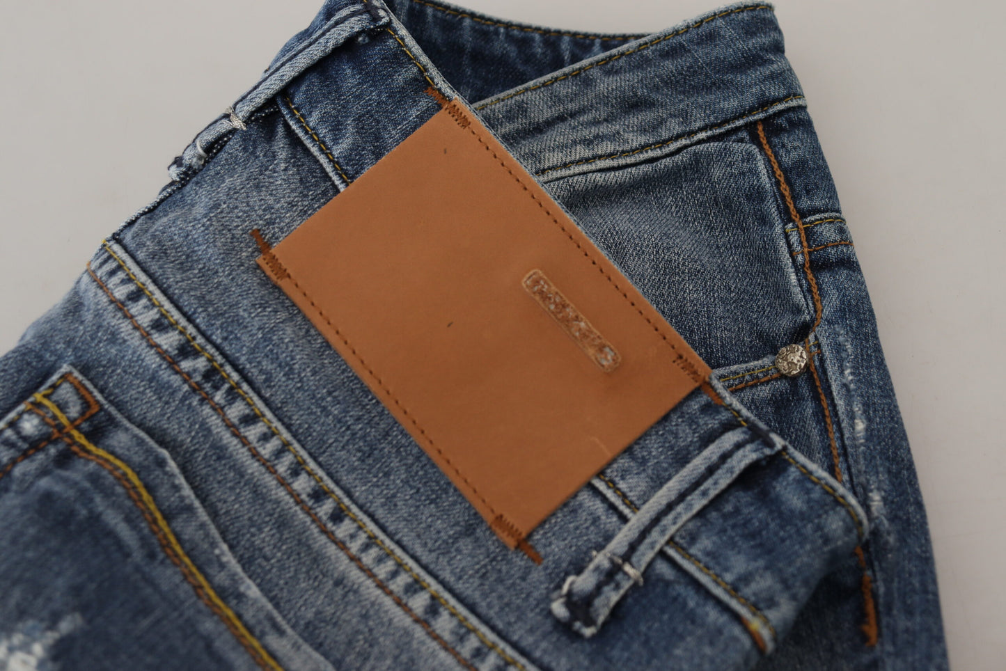 - Sleek Skinny Low Waist Denim Jeans