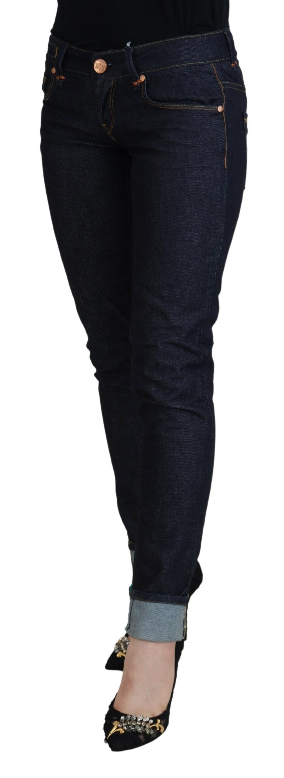 - Chic Low Waist Skinny Denim