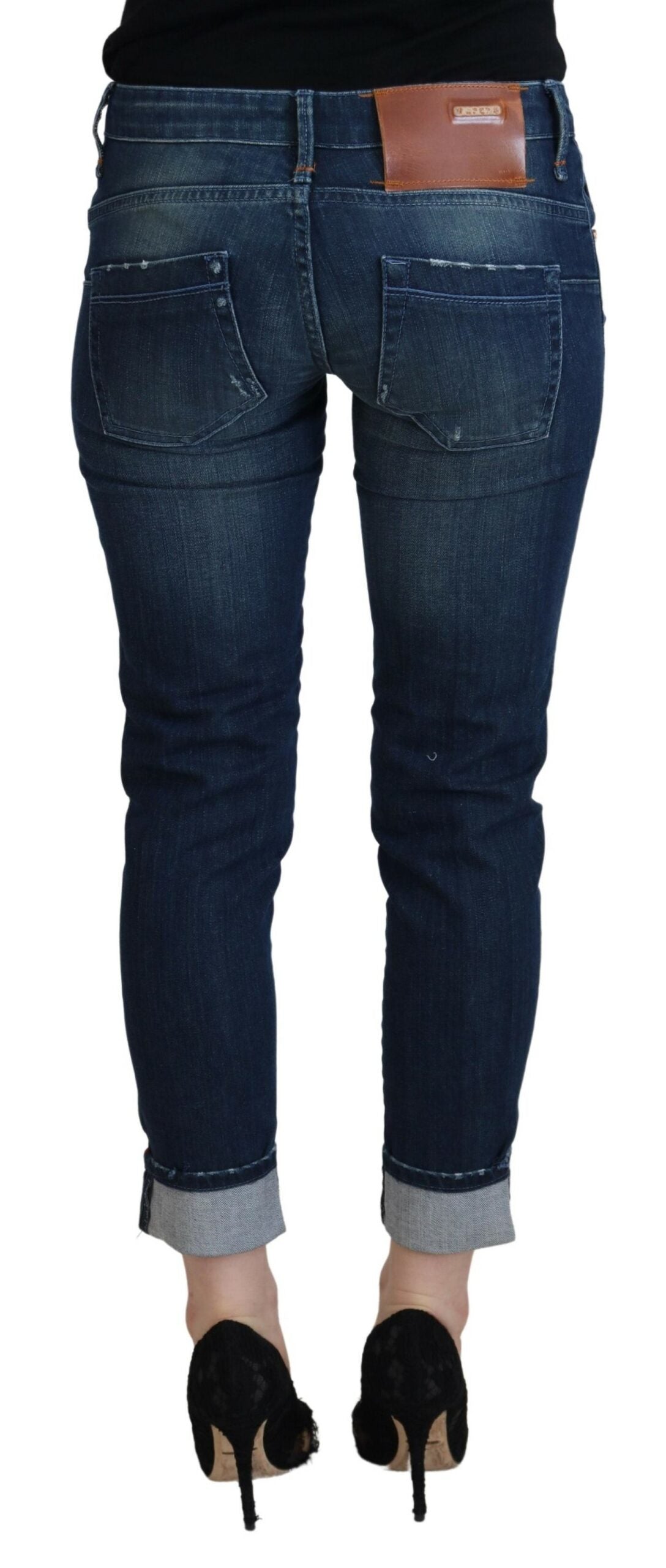- Chic Low Waist Slim Fit Jeans