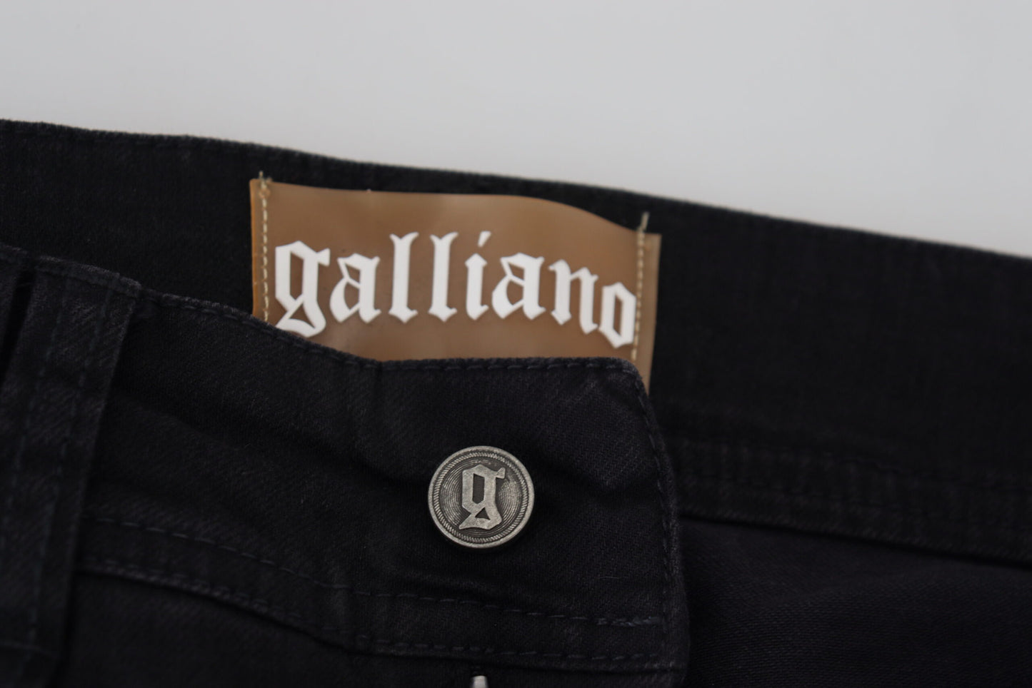 - Chic Mid Waist Flared Black Jeans