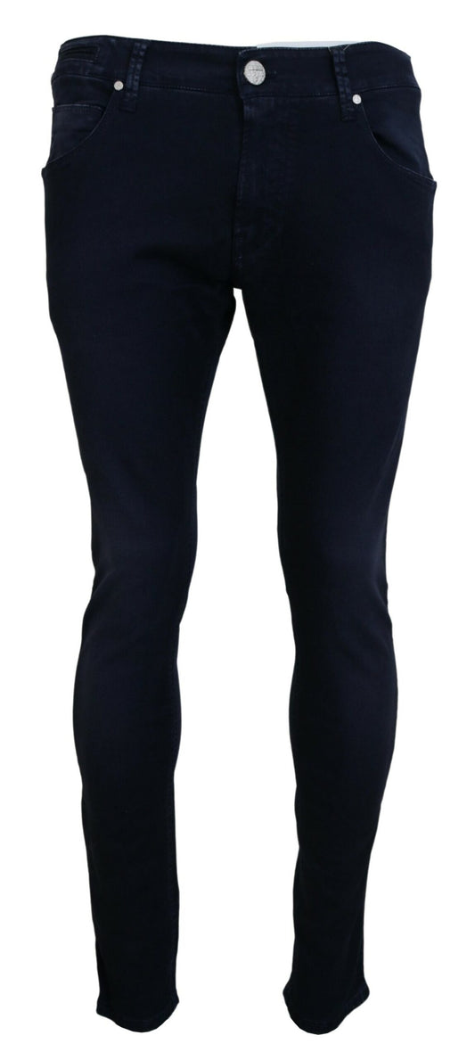 - Sophisticated Tapered Denim Jeans