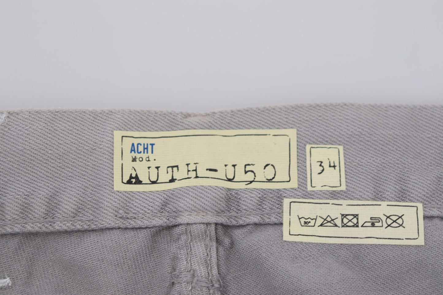 - Sleek Regular Denim Gray Jeans