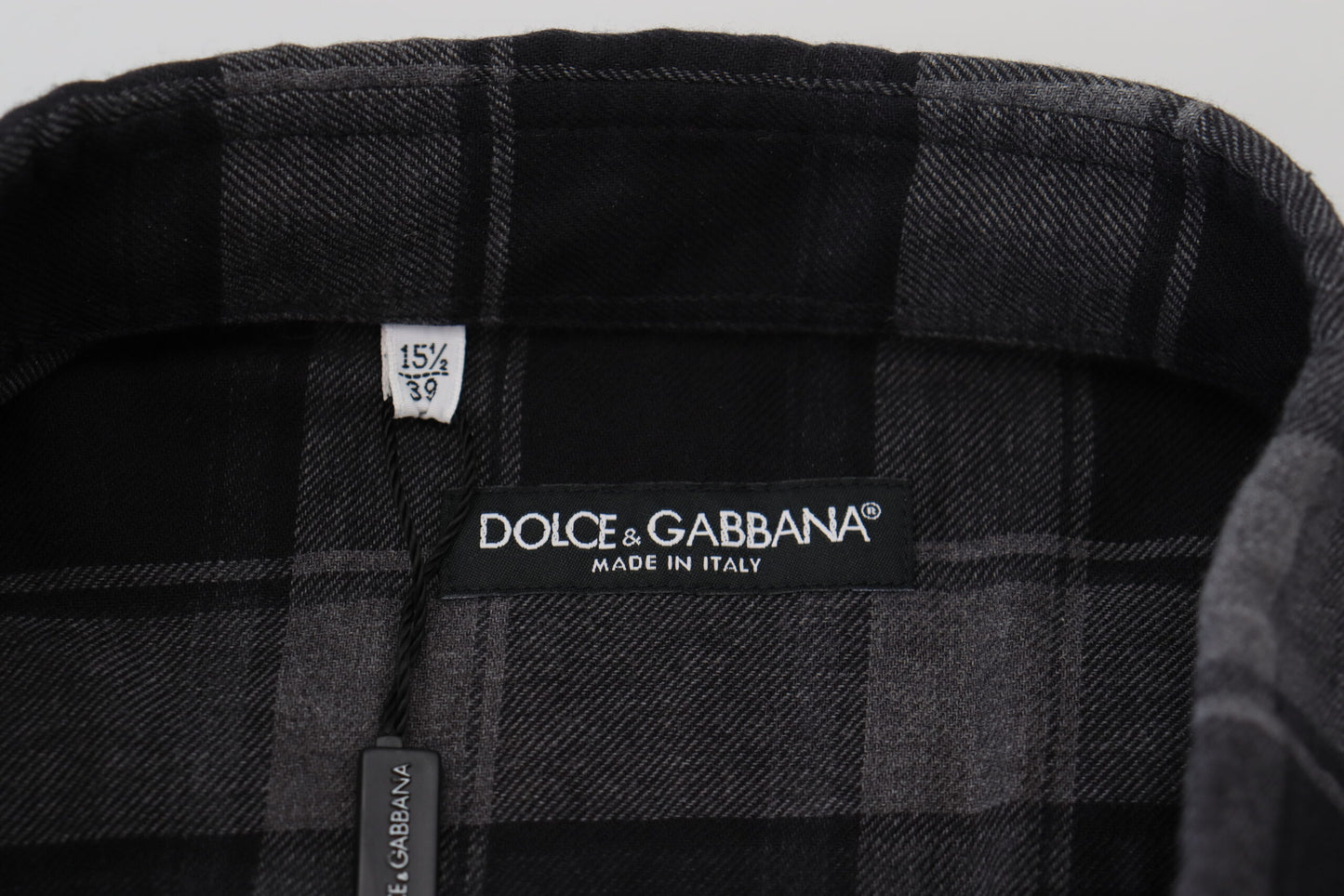 - Elegant Black and Gray Button Down Shirt