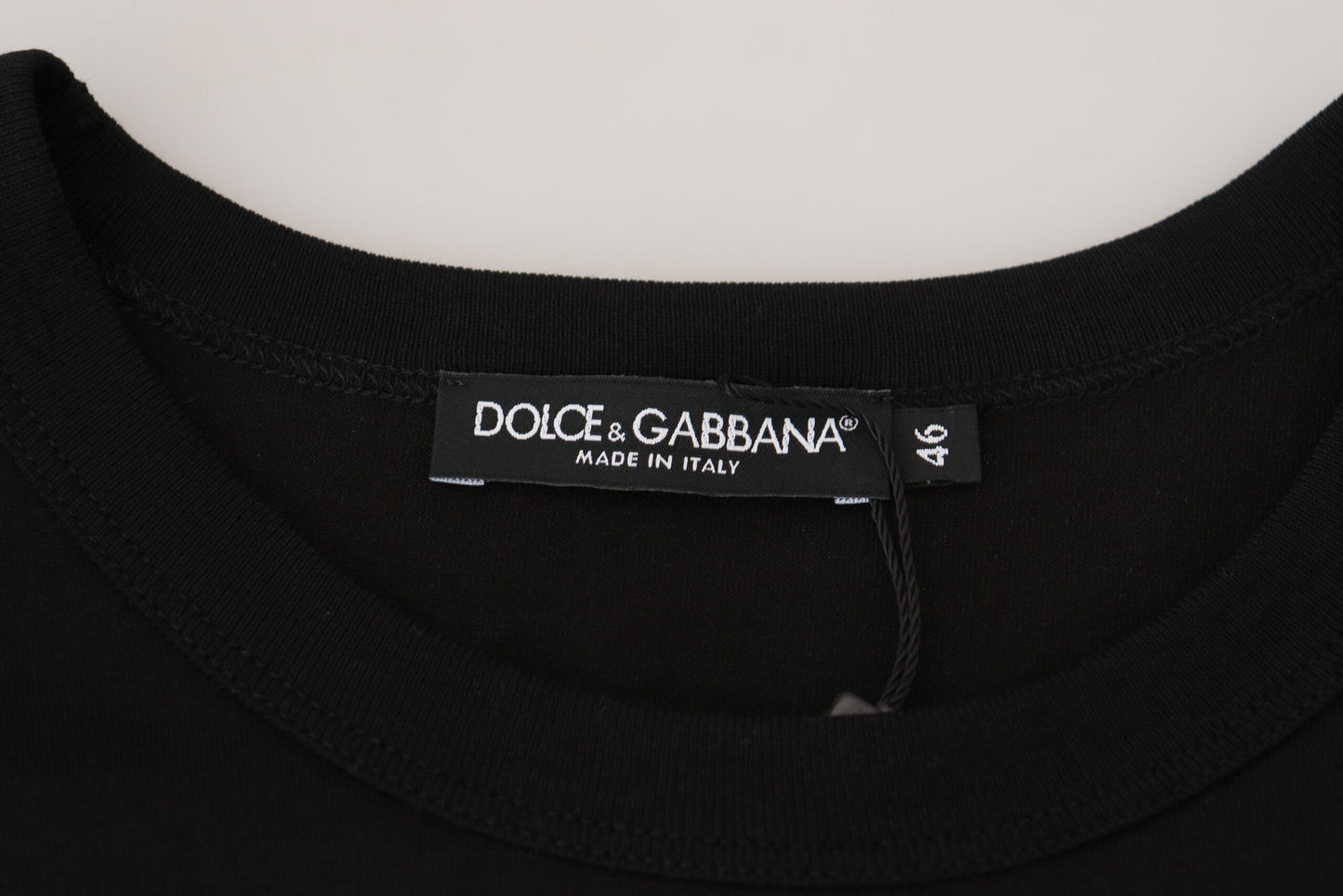 - Chic Black Cotton Tee for the Modern Man