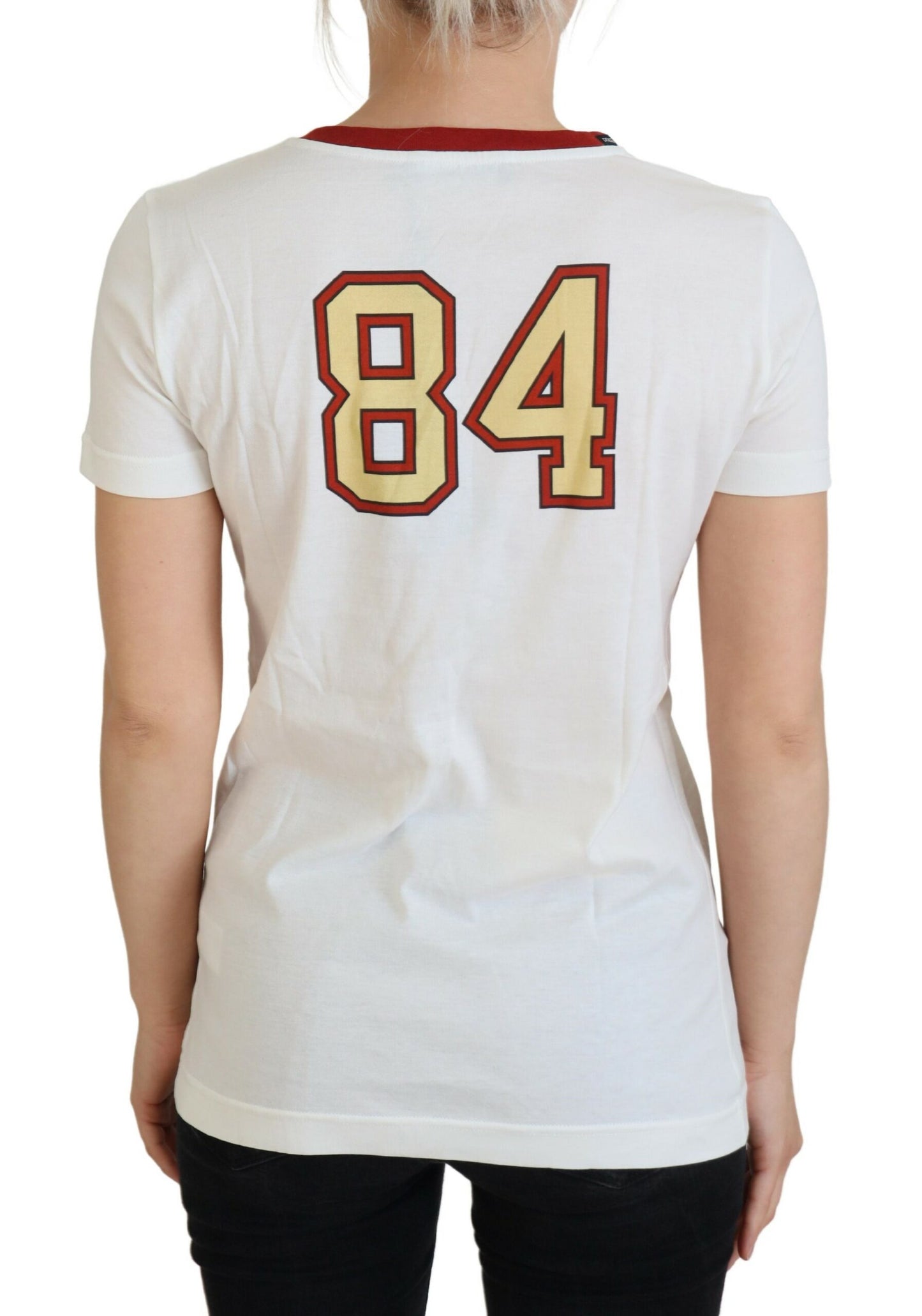 - Elegant White Cotton Casual Top