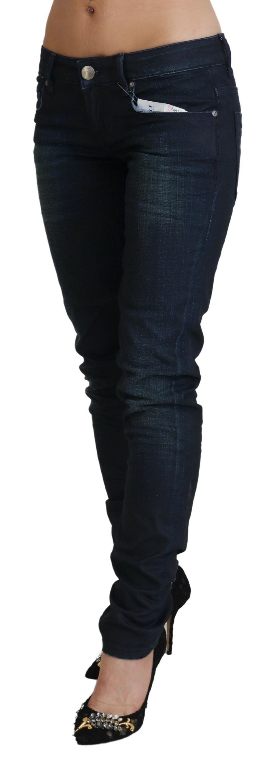 - Slim Fit Cotton Denim Jeans