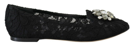 - Elegant Floral Lace Flat Vally Shoes