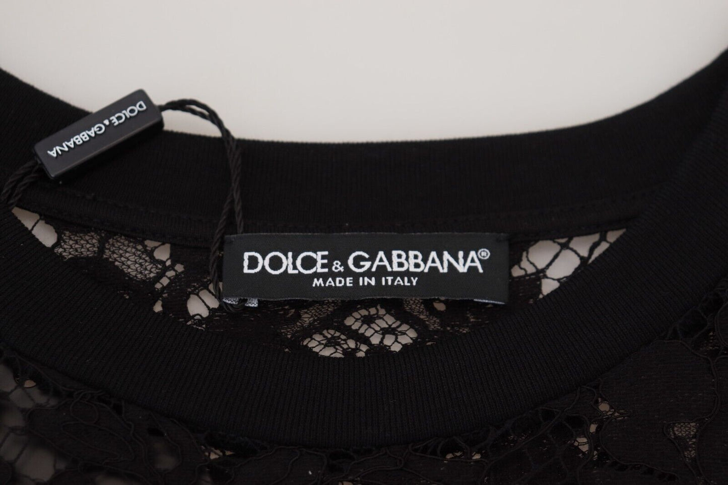 - Elegant Black Floral Lace Shift Dress