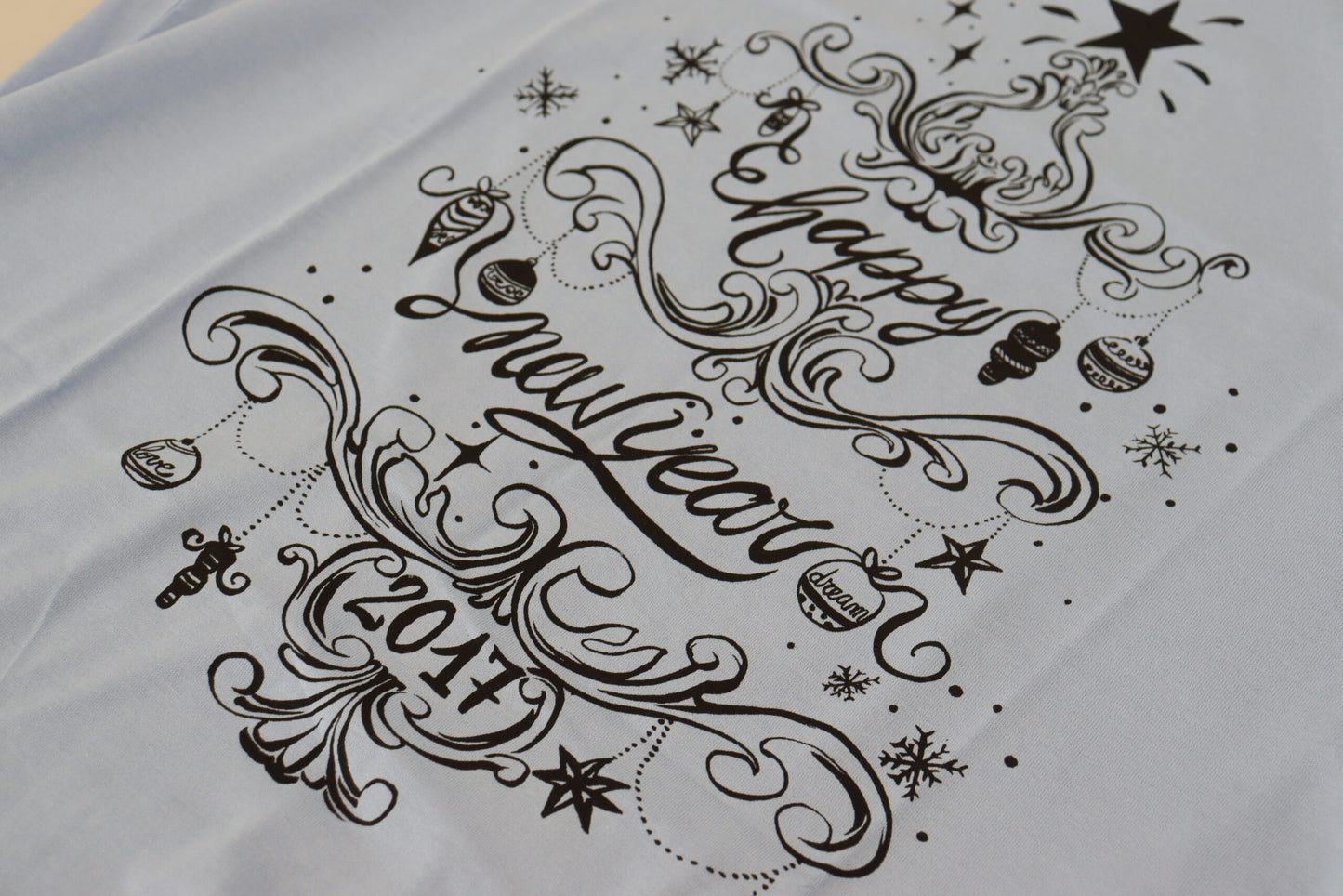 - Elegant Light Blue Cotton Tee