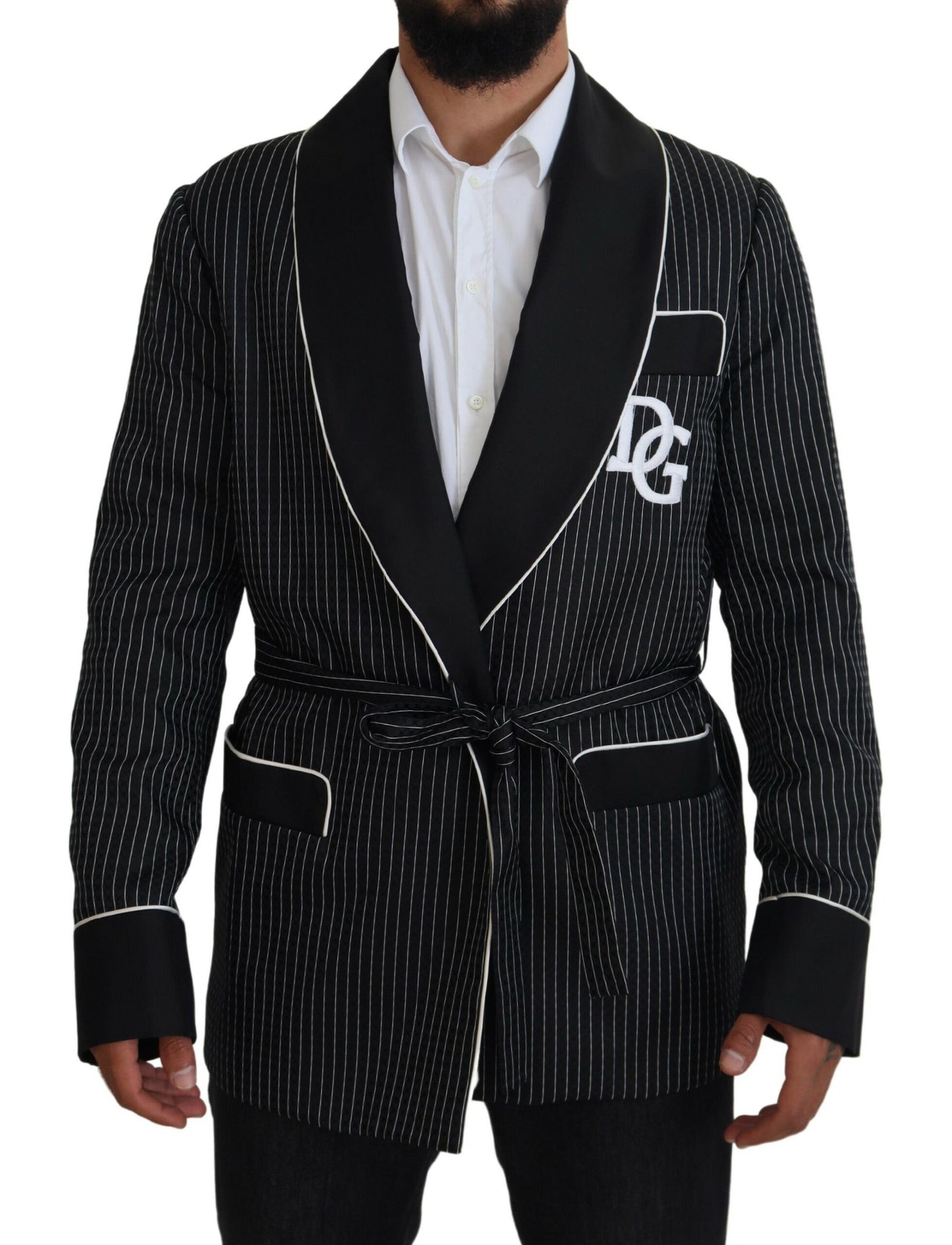 - Elegant Silk-Lined Robe Jacket