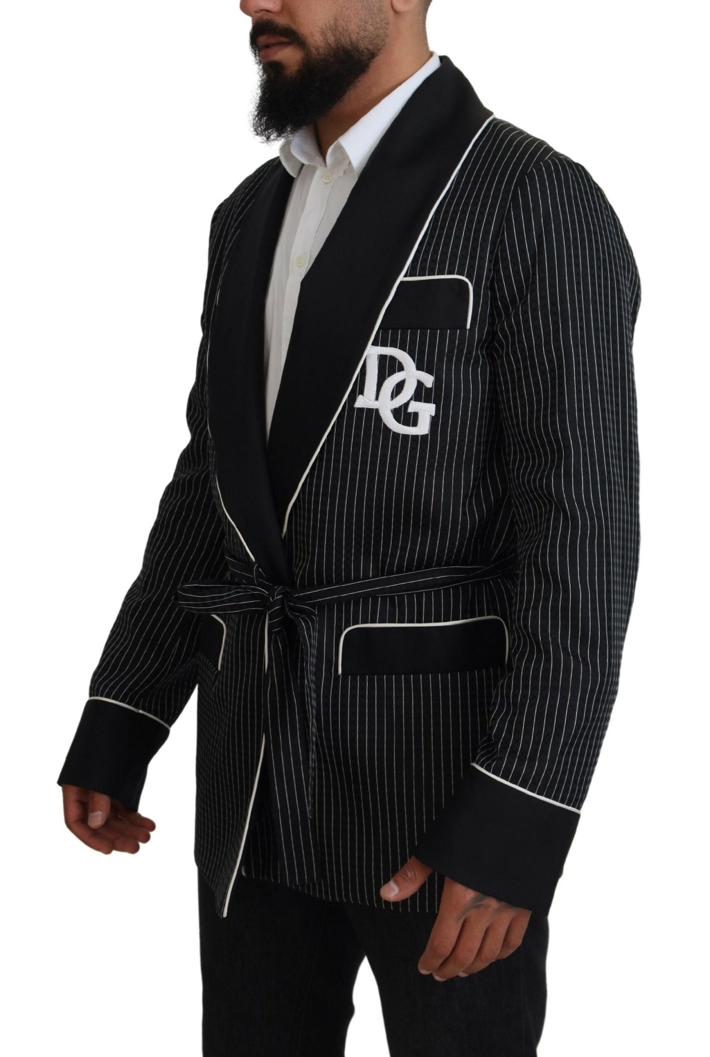 - Elegant Silk-Lined Robe Jacket