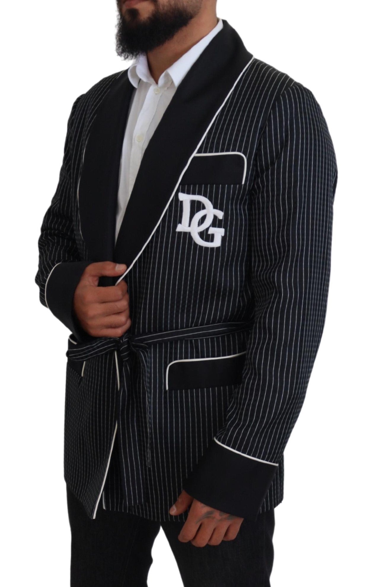 - Elegant Silk-Lined Robe Jacket