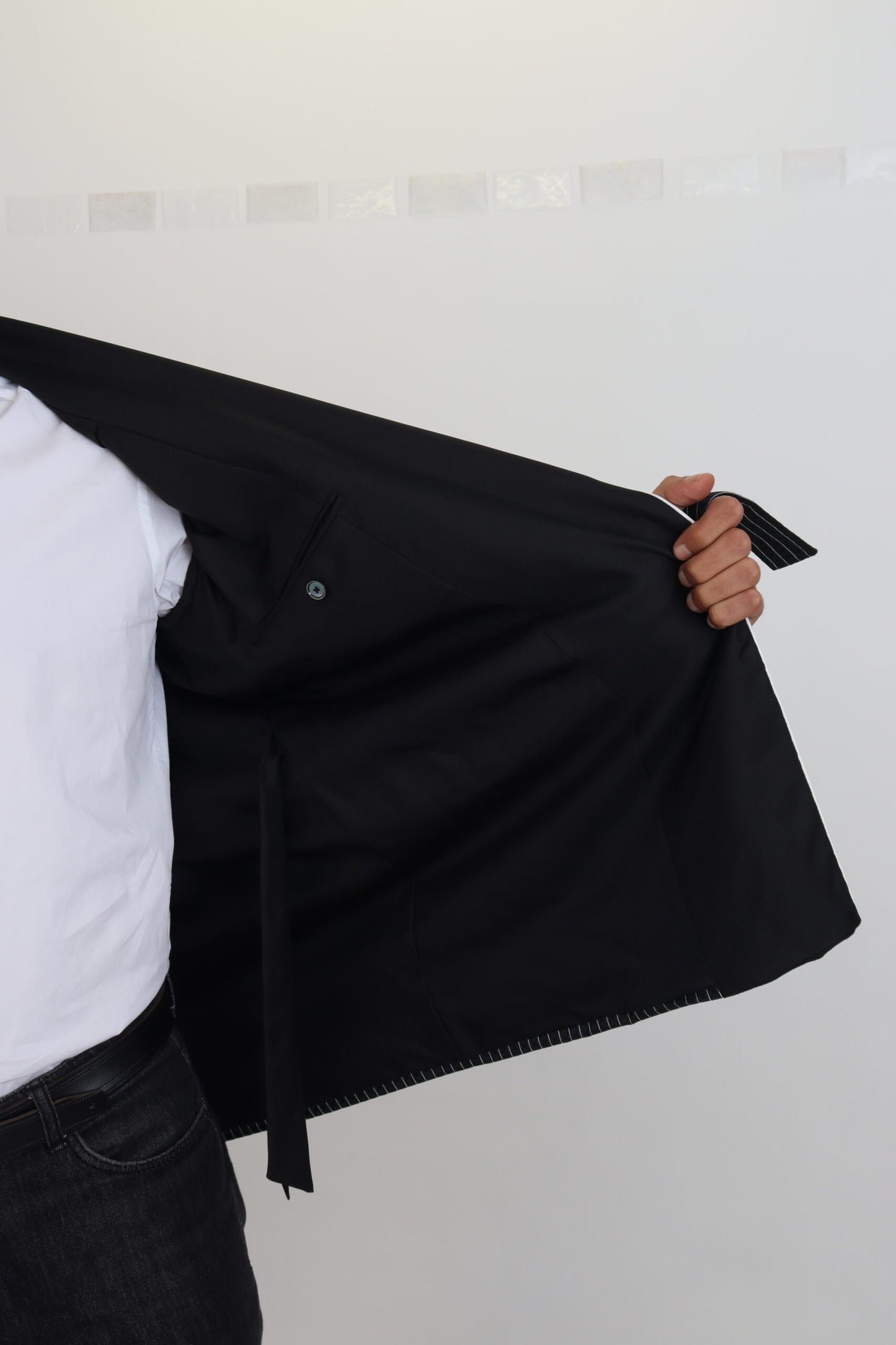 - Elegant Silk-Lined Robe Jacket