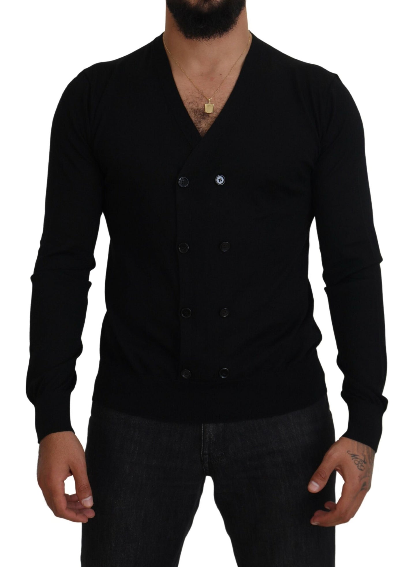 - Elegant Cashmere Cardigan Sweater