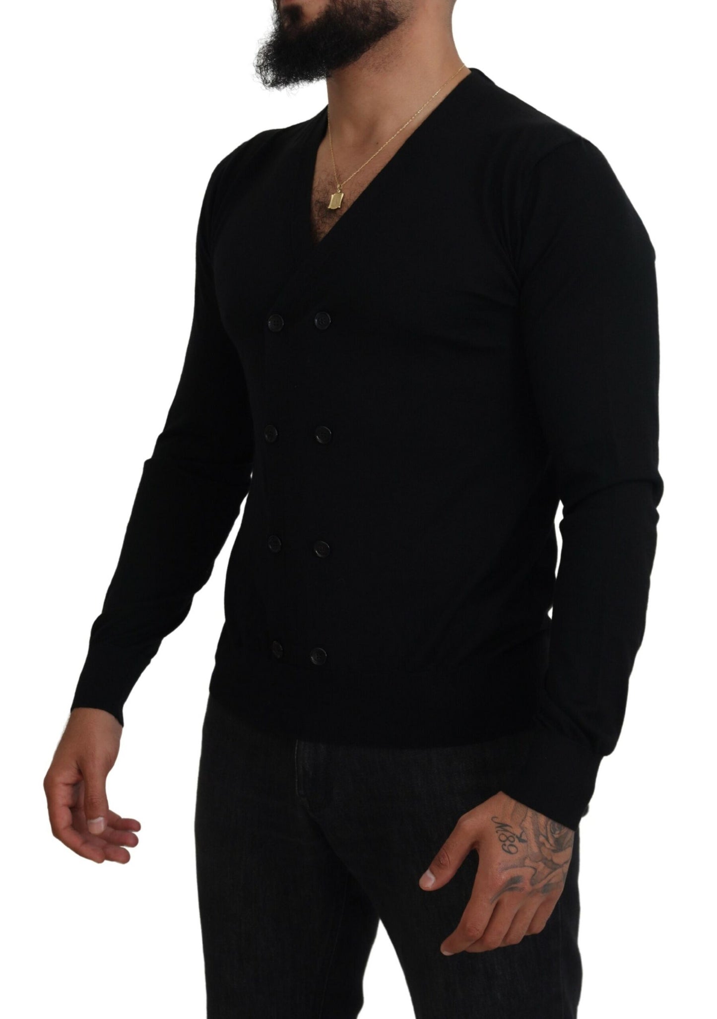 - Elegant Cashmere Cardigan Sweater