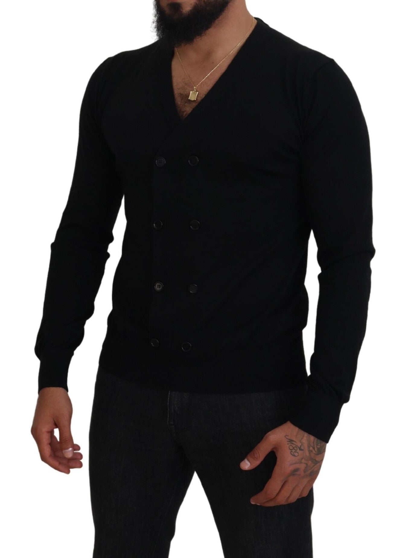 - Elegant Cashmere Cardigan Sweater