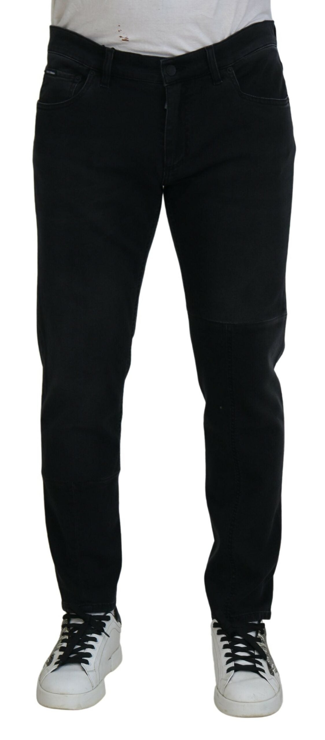 - Chic Black Skinny Denim Jeans