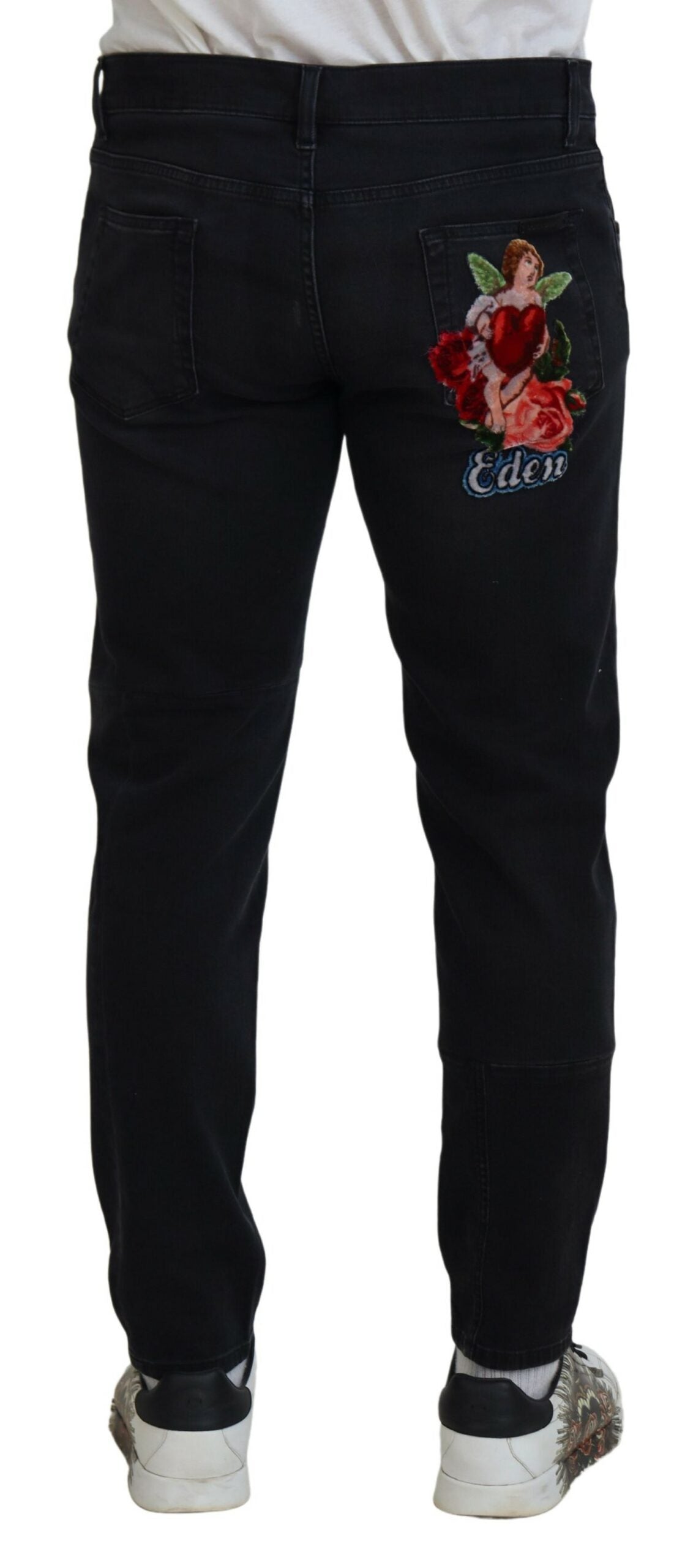 - Chic Black Skinny Denim Jeans