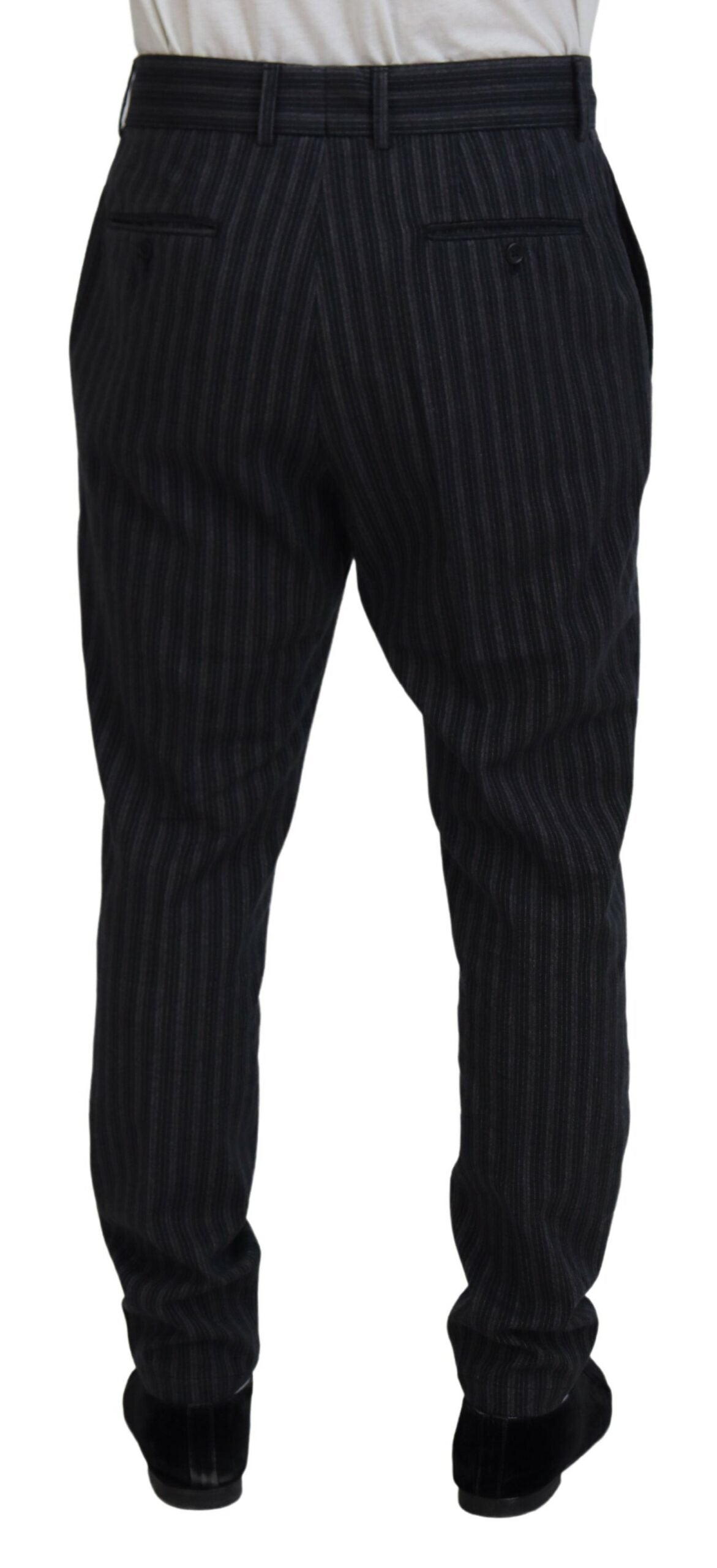 - Elegant Striped Chino Dress Pants