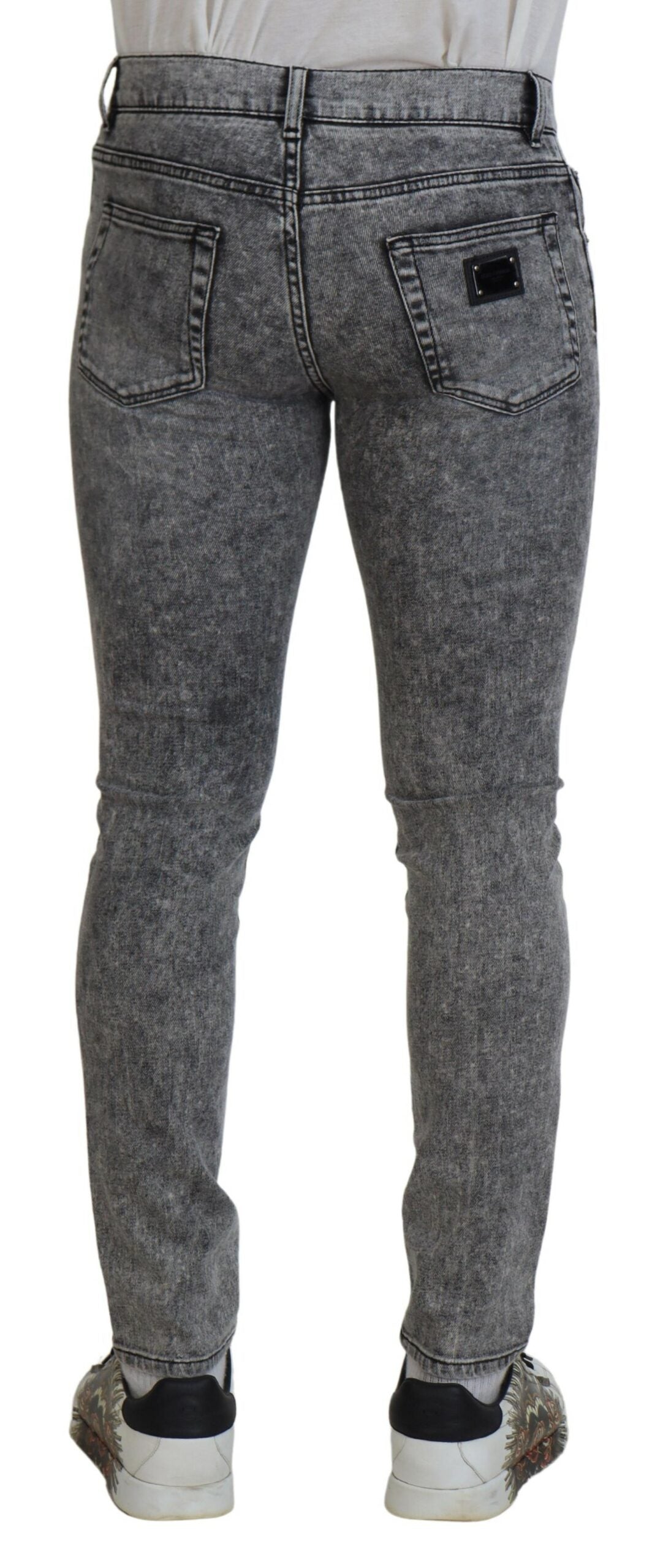- Elegant Grey Skinny Jeans