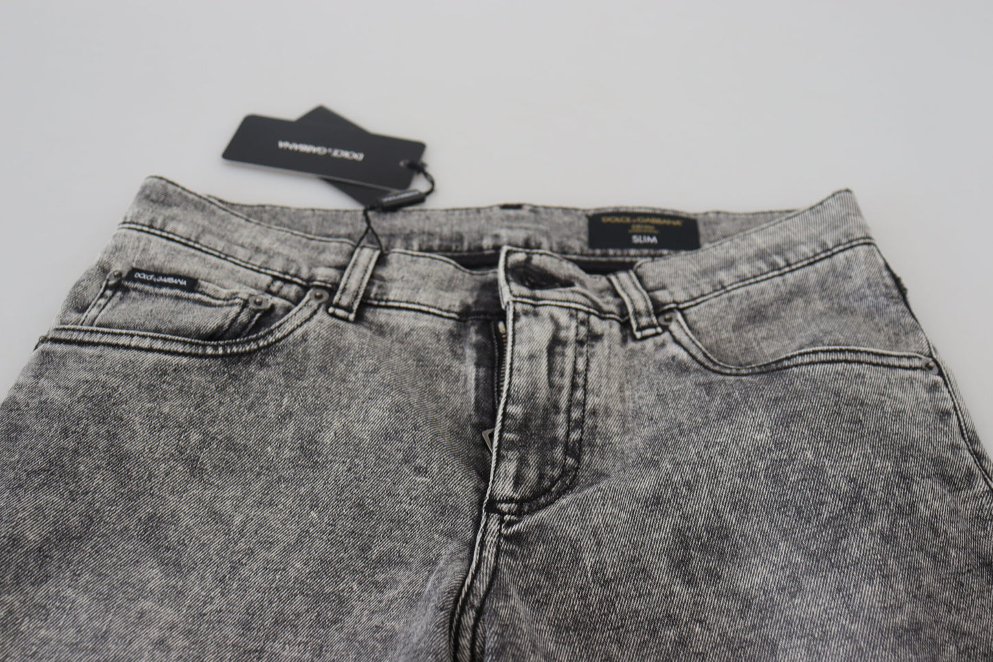 - Elegant Grey Skinny Jeans