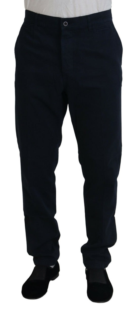 - Elegant Dress Chinos in Blue
