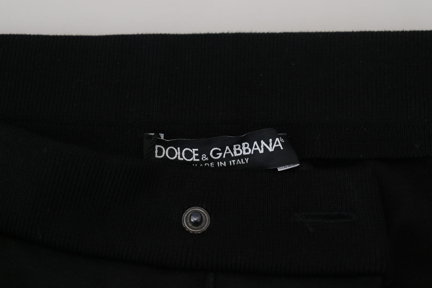 - Elegant Black Jogger Pants in Luxe Wool Blend