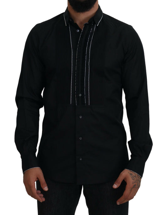 - Elegant Slim Fit Tuxedo Dress Shirt
