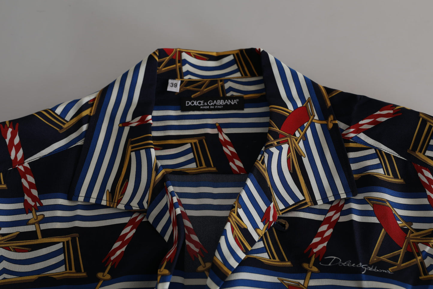 - Elegant Multicolor Silk Casual Shirt