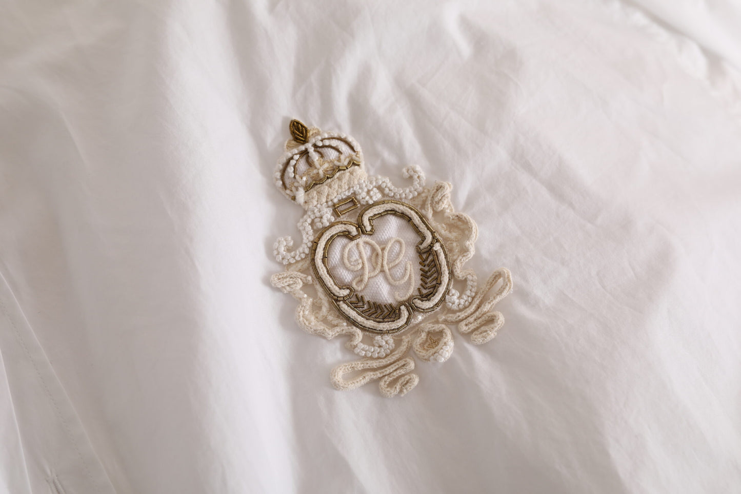 - Elegant White Cotton Formal Shirt