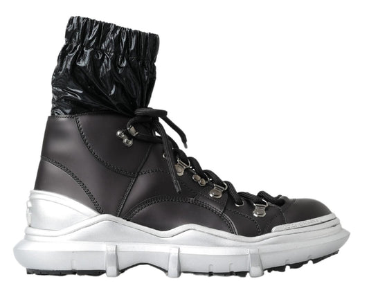 - Black High Top Sneaker Bootie