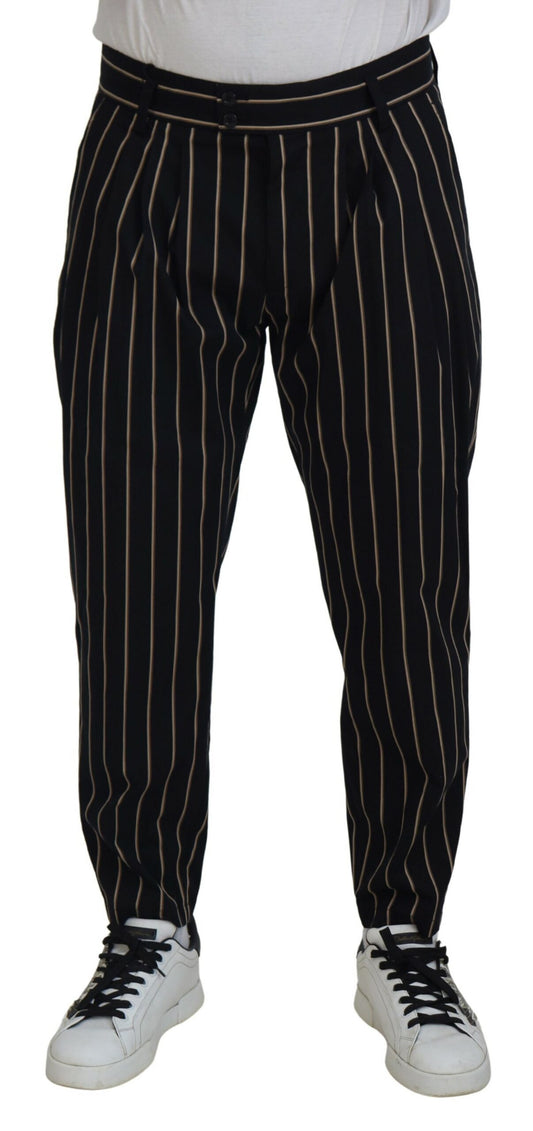 - Elegant Striped Chino Tapered Pants