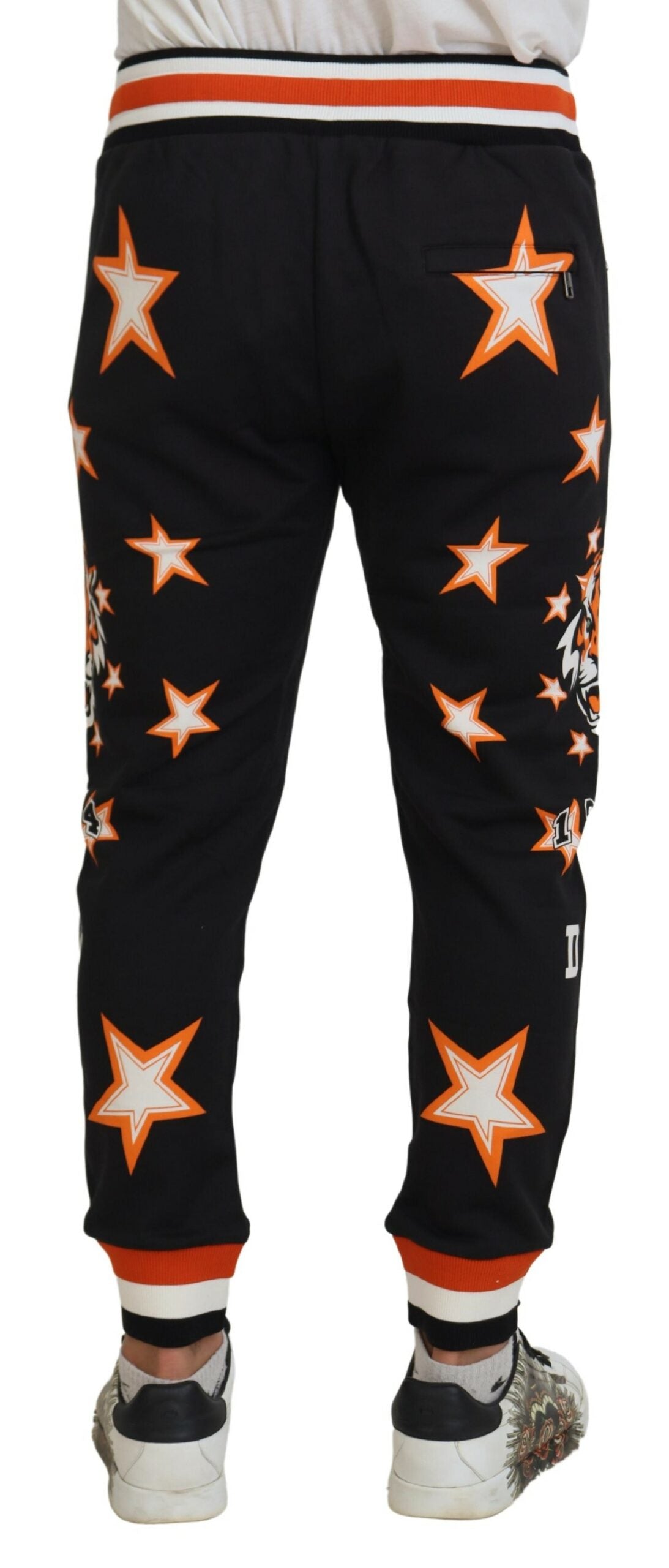 - Elegant Black Star Casual Sweatpants