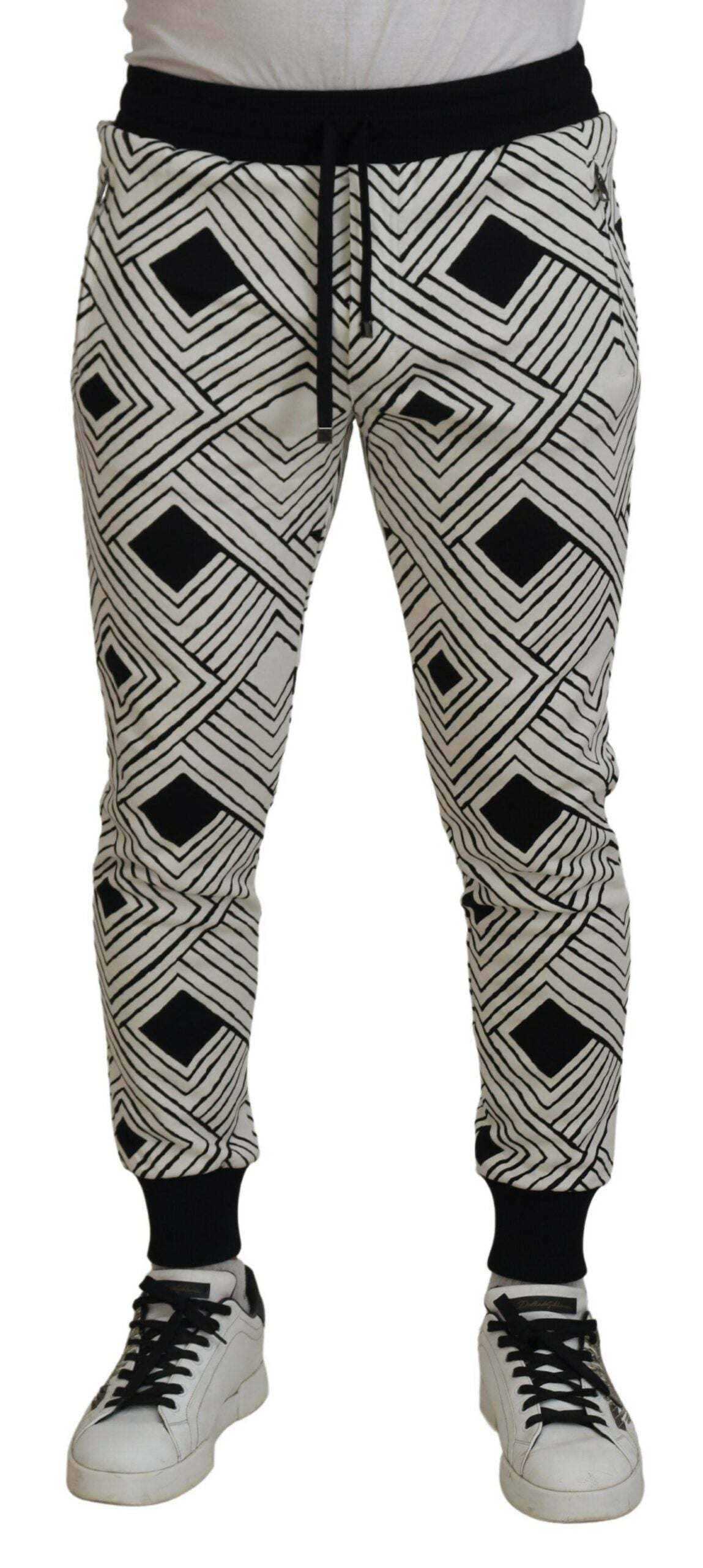 - Elegant Monochrome Sport Sweatpants