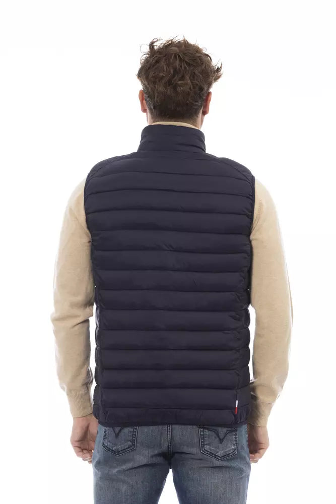 Invicta Blue Polyamide Sleeveless Jacket