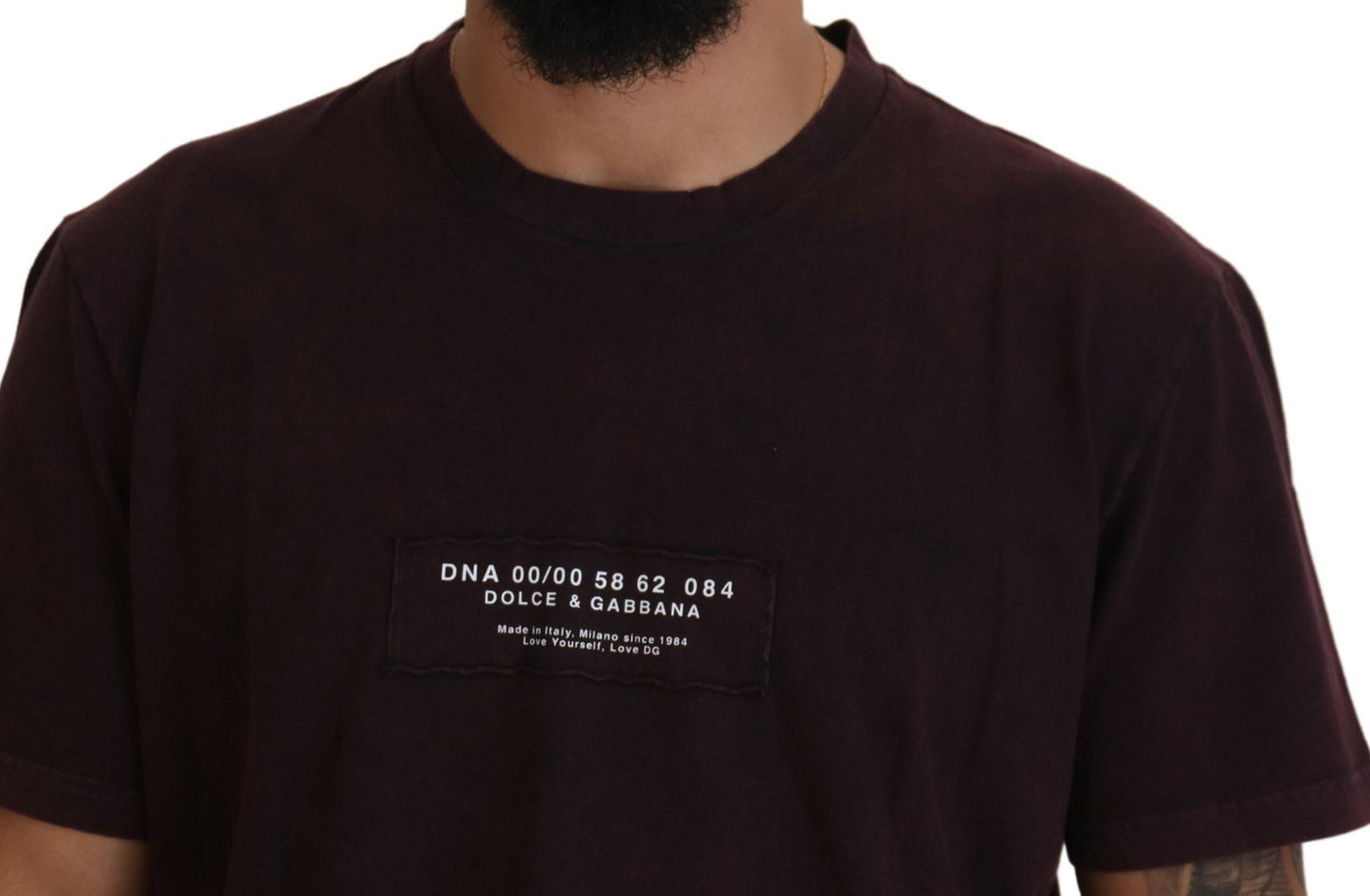 - Elegant Bordeaux Crewneck Tee