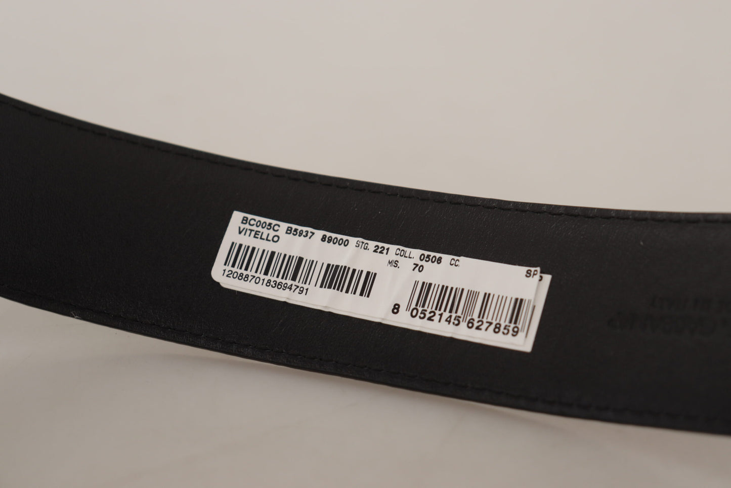 - Elegant Black Leather Belt