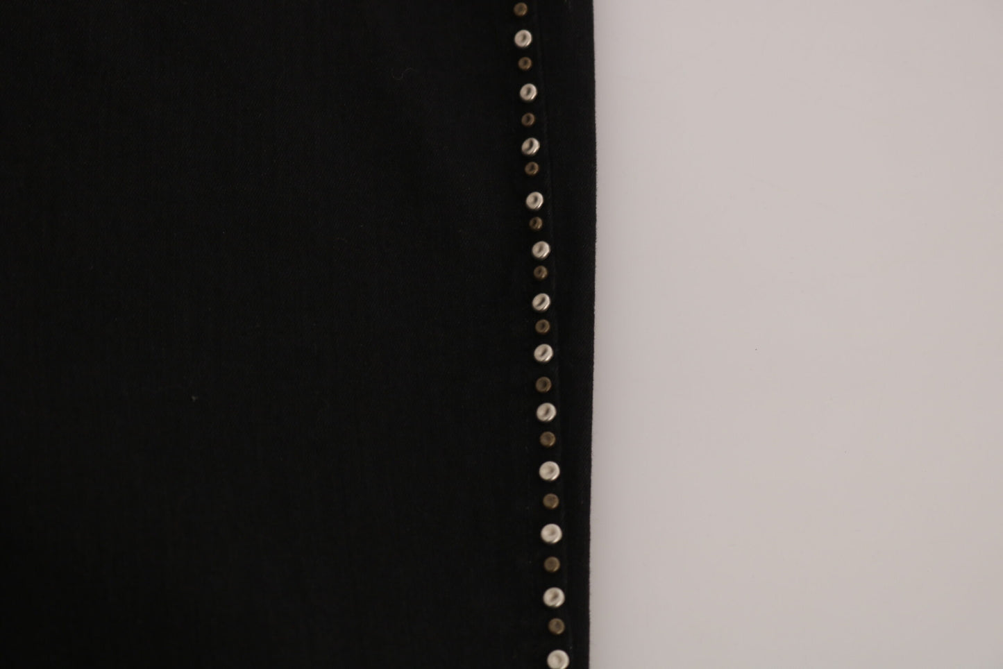 - Chic Mid Waist Skinny Black Denim