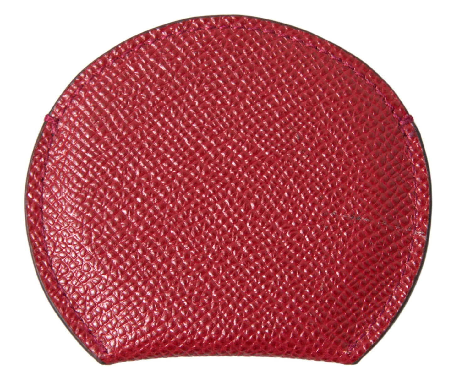 - Chic Red Leather Hand Mirror Holder