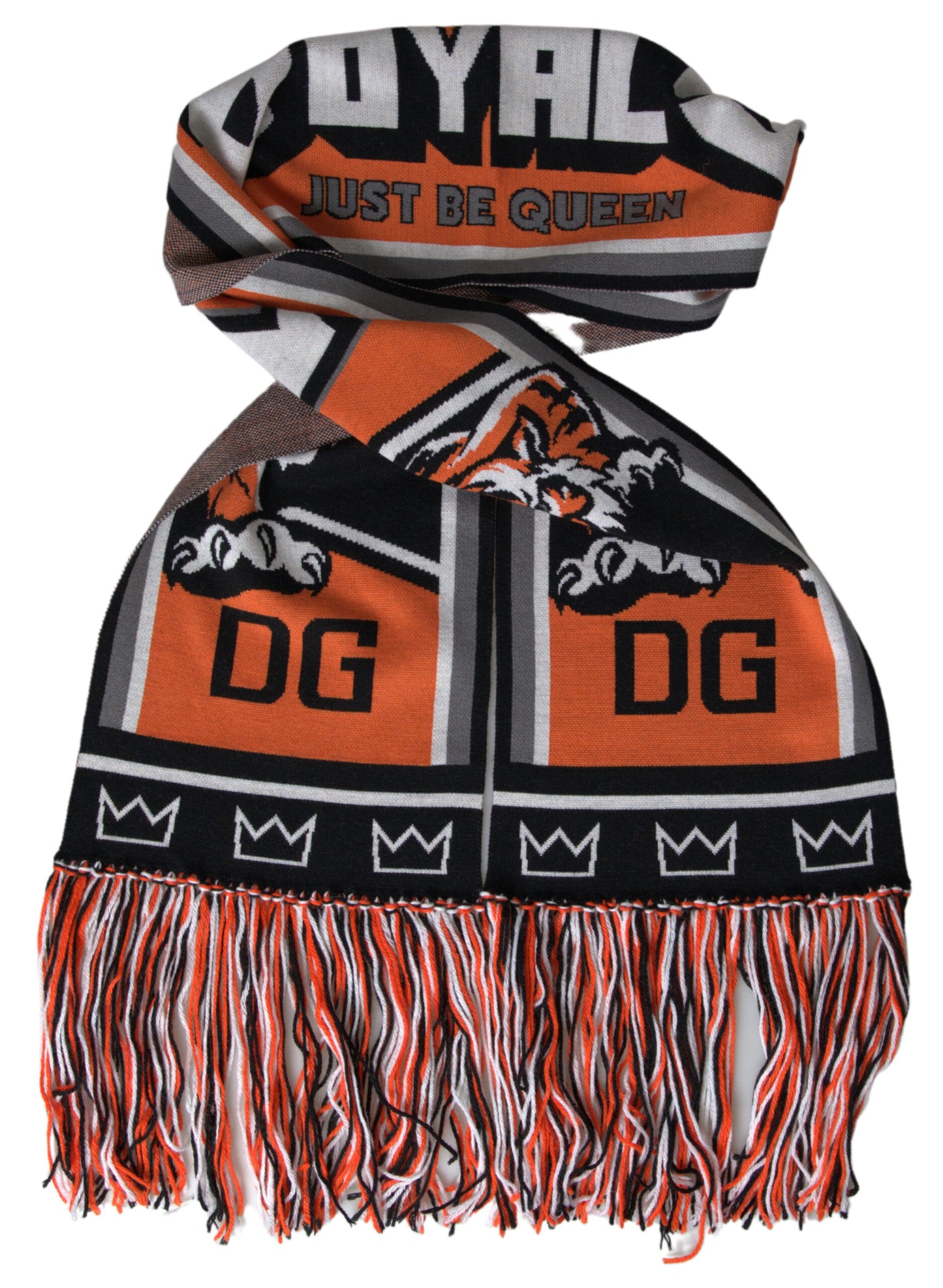 Exquisite Multicolor Wool-Cashmere Scarf by Dolce & Gabbana