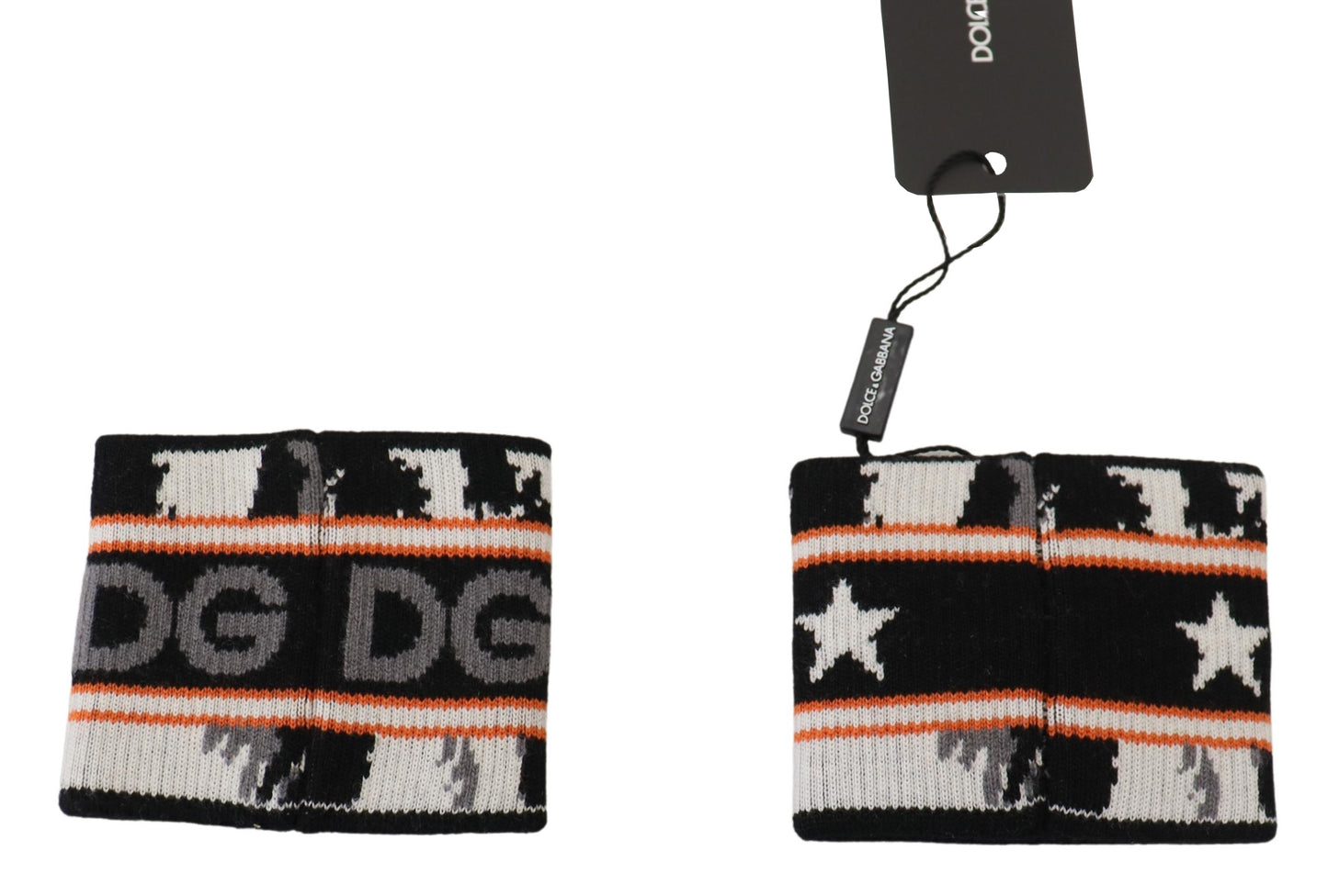- Elegant Wool-Cashmere DG Queen Wrist Wrap