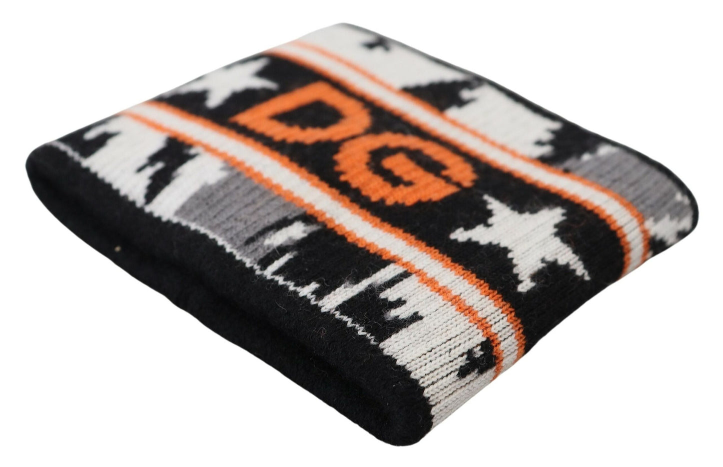 - Elegant Wool-Cashmere DG Queen Wrist Wrap
