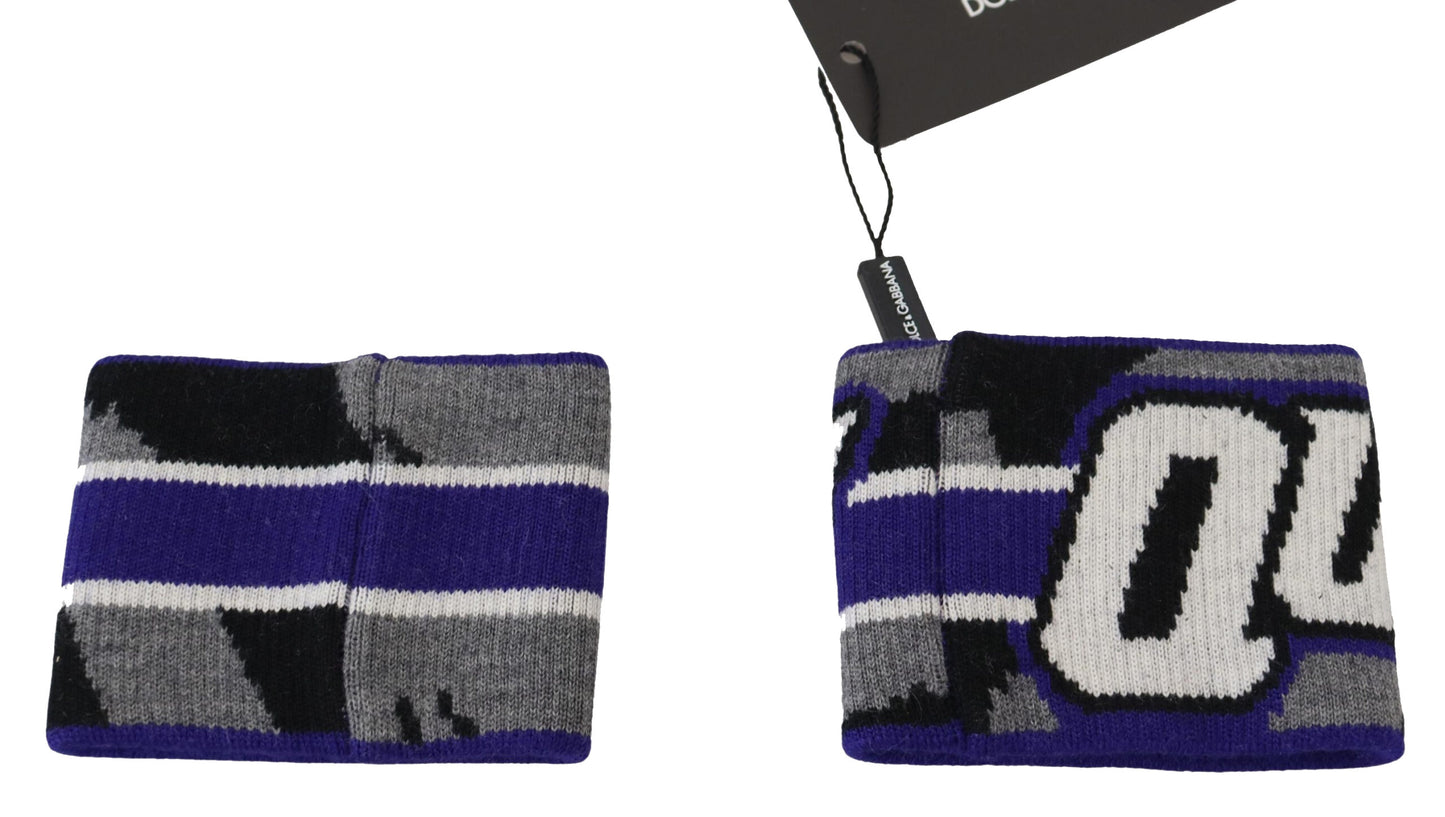 - Regal Purple Wool Wrist Wrap