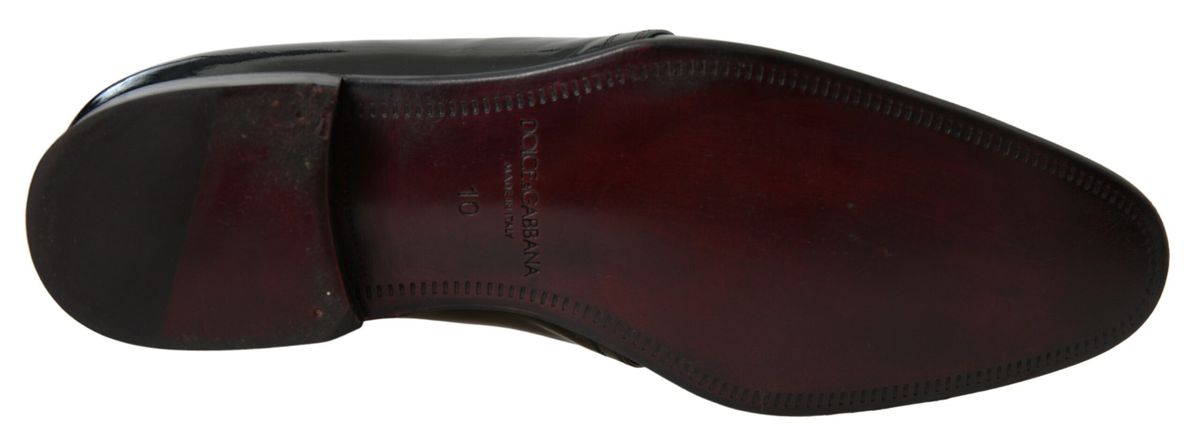 - Elegant Black Patent Leather Formal Men's Shoes