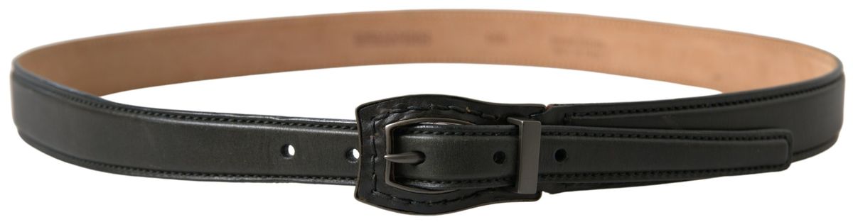 - Exquisite Italian Leather Belt with Metal Buckle