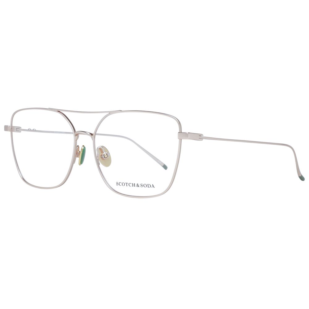 Scotch & Soda Gold Women’s Optical Glasses – Square Full-Rim